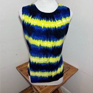 Calvin Klein Tye Dye Sleeveless Blouse